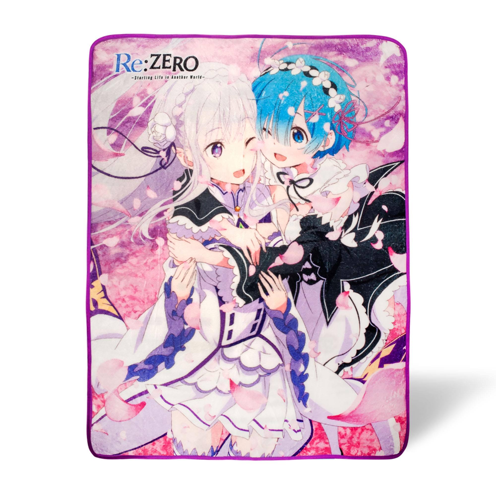Just Funky - Re:Zero Fleece Throw Blanket | 45 x 60 Inches - Pink price history on PriceWatchPro