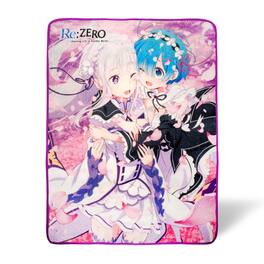 Just Funky - Re:Zero Fleece Throw Blanket | 45 x 60 Inches - Pink