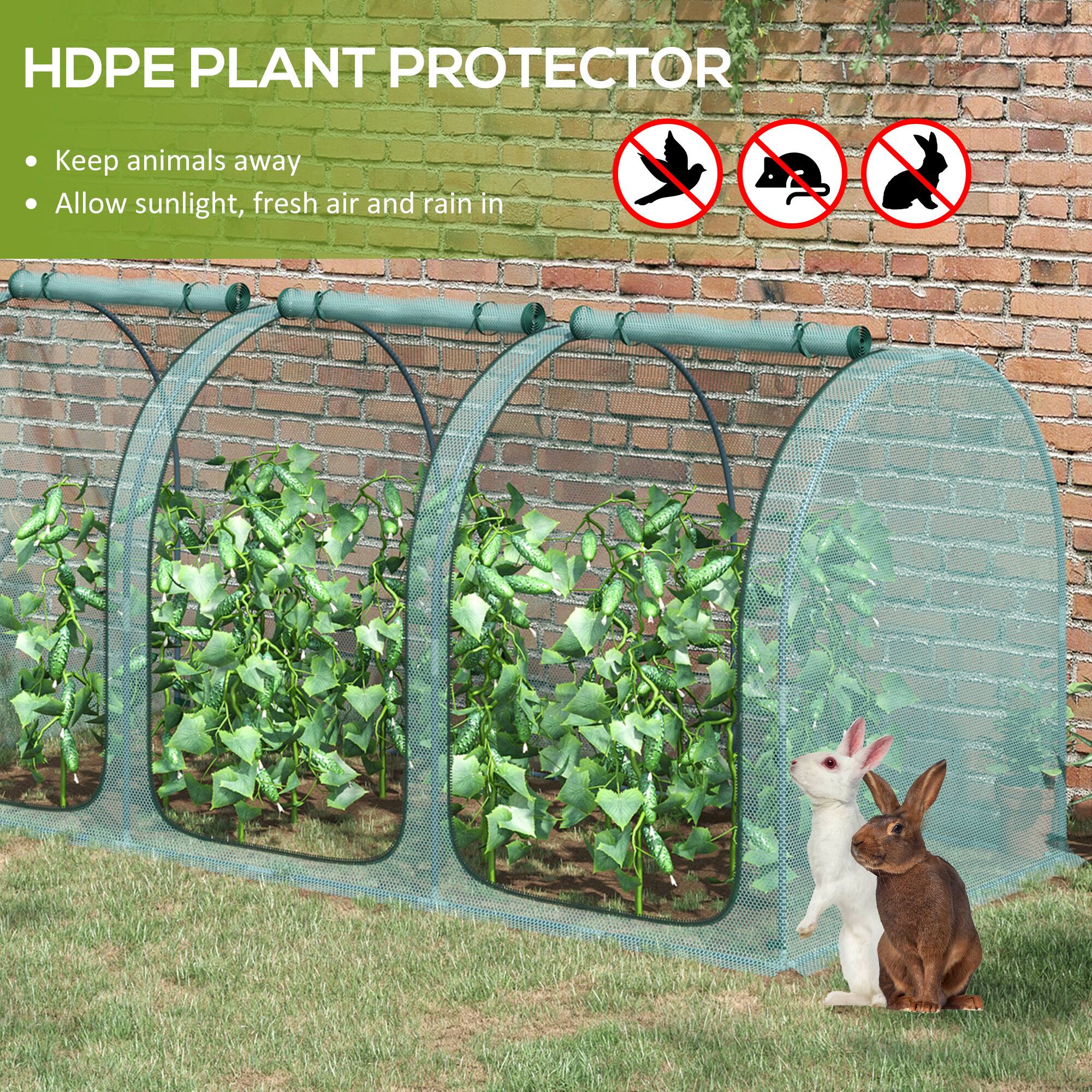 HDPE PLANT PROTECTOR

- Keep animals away
- Allow sunlight, fresh air and rain in