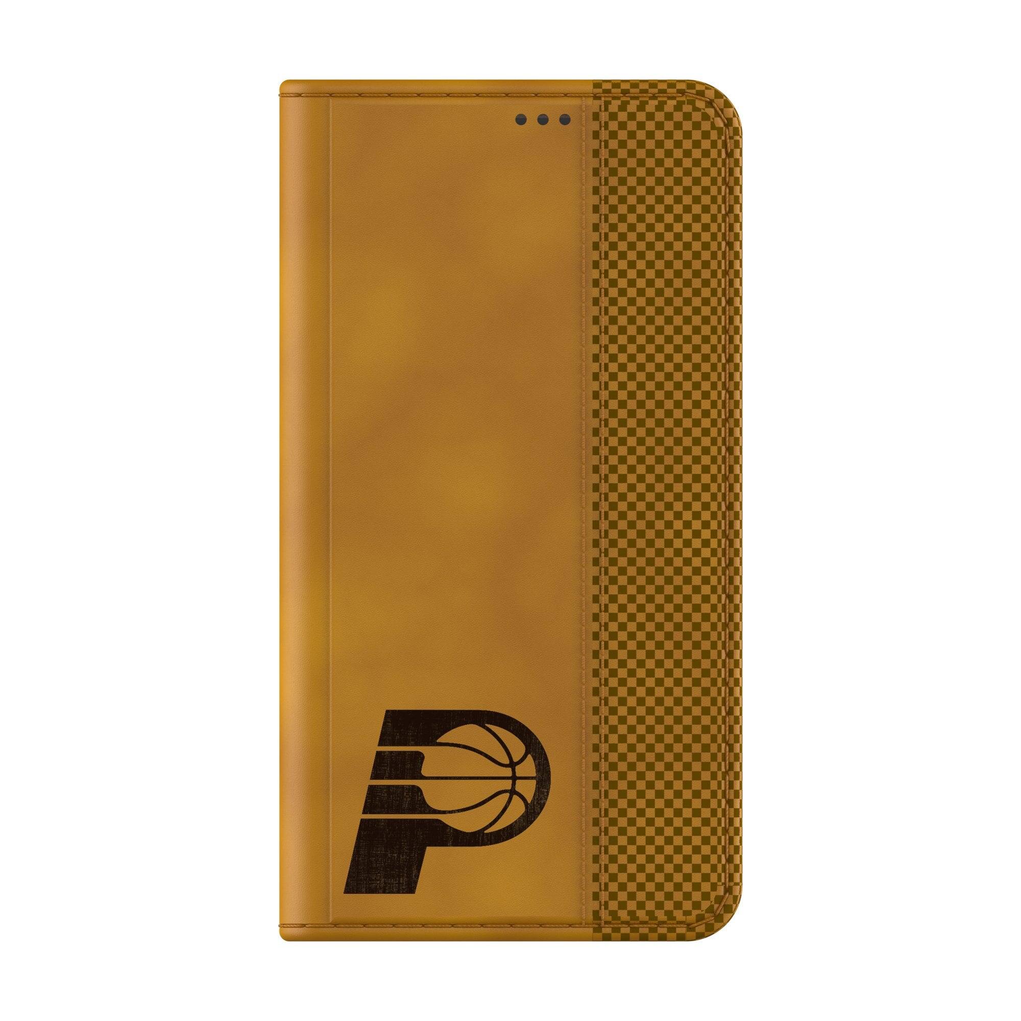 Alt View 1. Keyscaper - Indiana Pacers Galaxy Burn Design Folio Case - S22 - Multicolor.