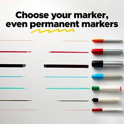 Choose your marker, even permanent markers