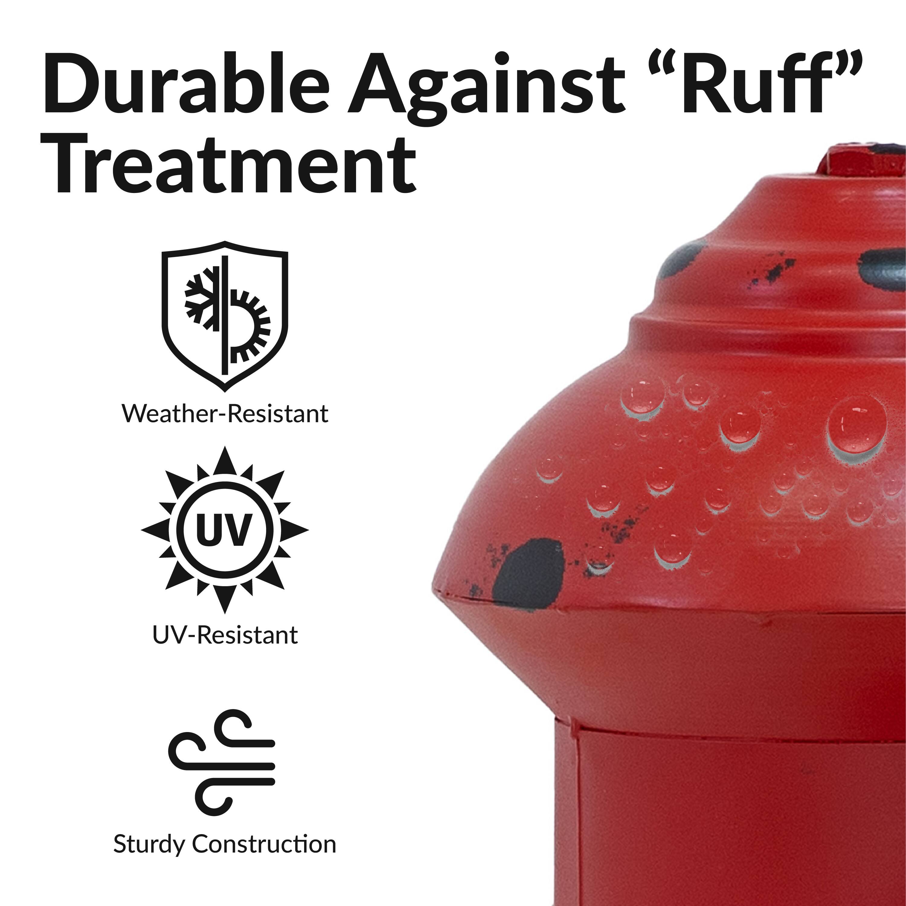 Durable Against "Ruff" Treatment

- Weather-Resistant
- UV-Resistant
- Sturdy Construction