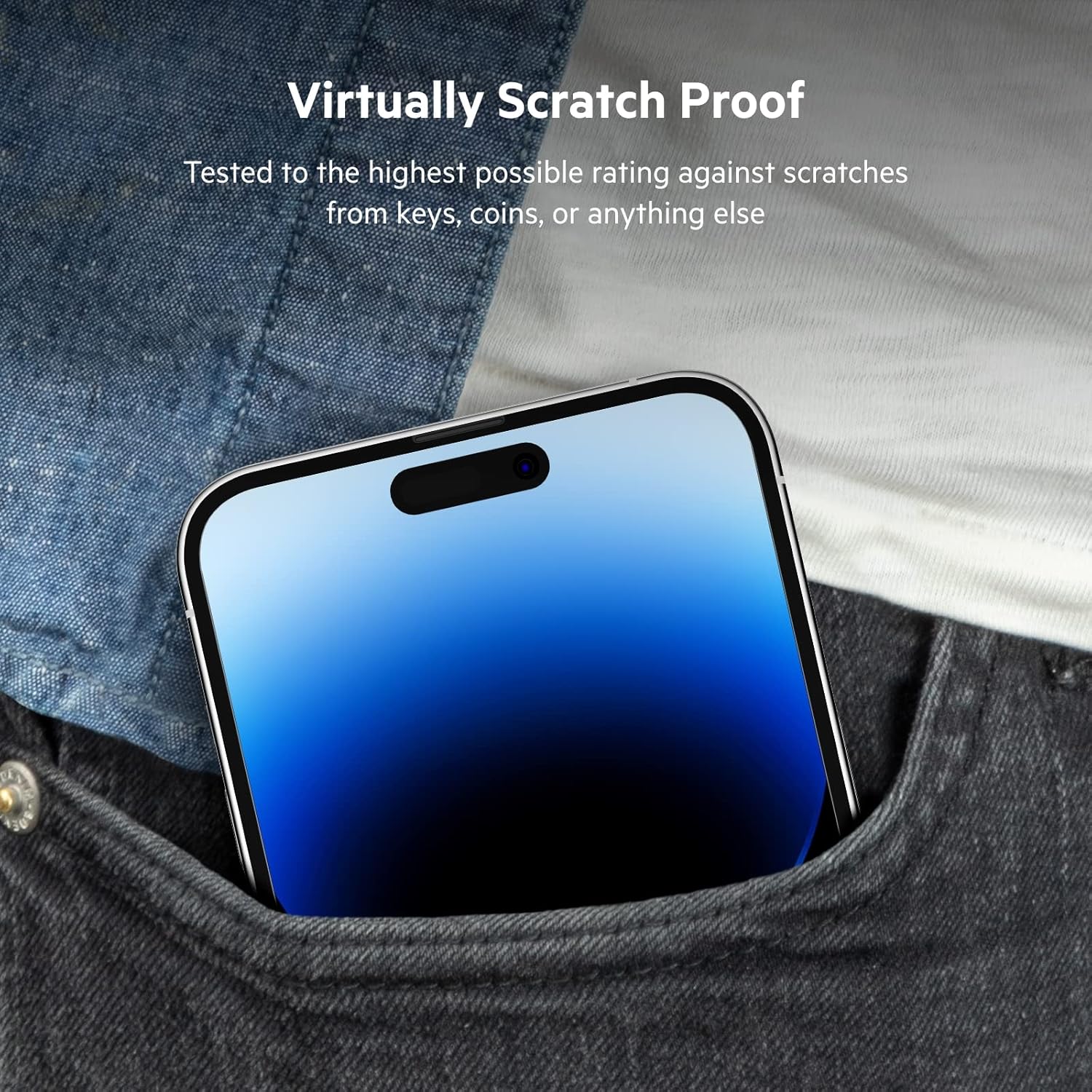 Virtually Scratch Proof

Tested to the highest possible rating against scratches from keys, coins, or anything else