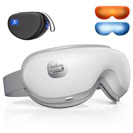 Bob and Brad - Zero Pro Eye Massager Ultra-Quiet with Heating and Cooling - White