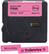 Monday Toiletries Black Ink Pink Btag 12mm 0.47" Btag-P31