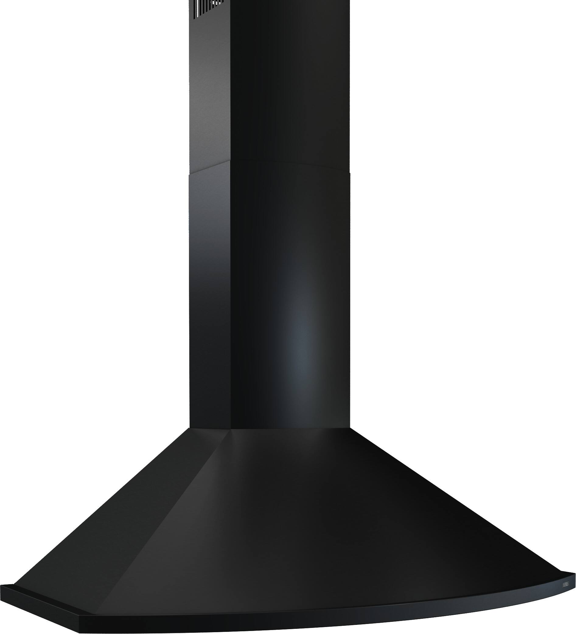 Left. Zephyr - Savona 36 in. 600 CFM Wall Mount Range Hood with LED Light - Black.