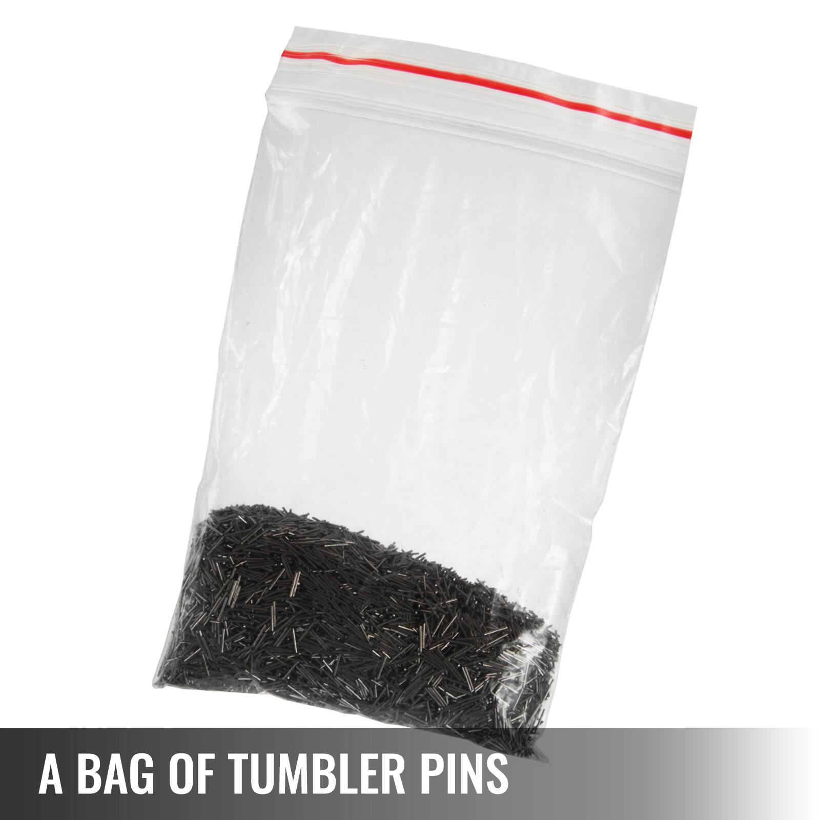 A bag of tumbler pins