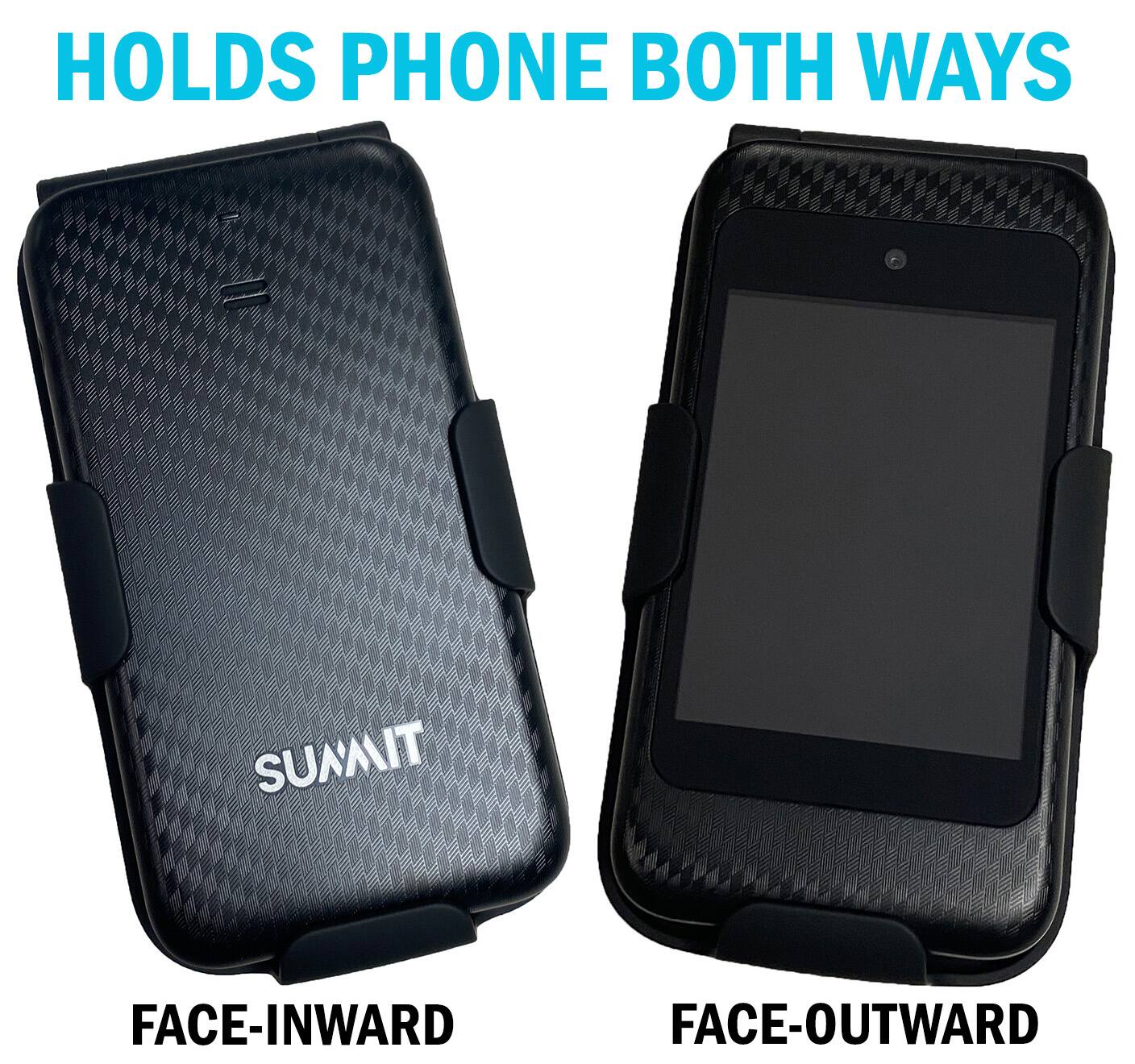 HOLDS PHONE BOTH WAYS

SUAMIT

FACE-INWARD
FACE-OUTWARD