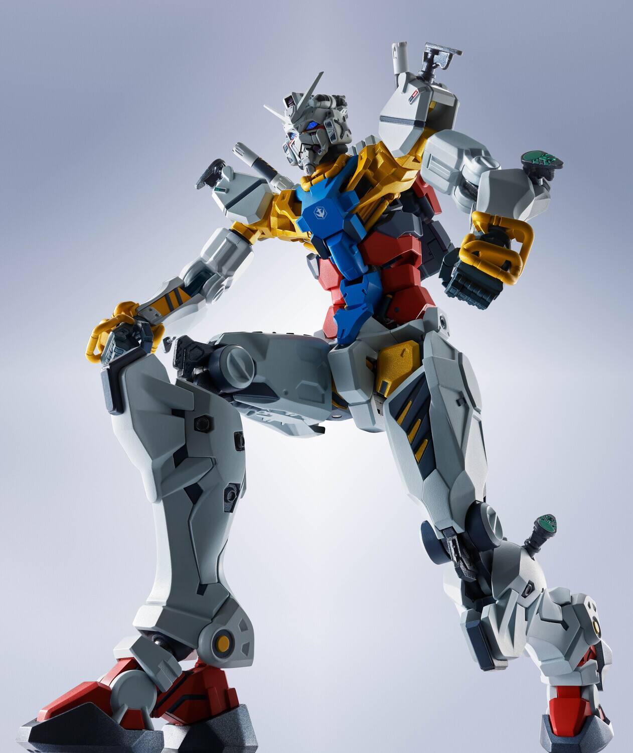 Alt View 1. Bandai - Tamashii Nations - Gundam - Metal Robot Spirits -  White Gundam Action Figure   - COLLECTIBLES - Multicolor.