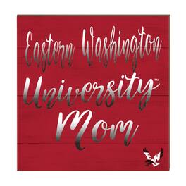 Jardine - Eastern Washington Eagles 10'' x 10'' Mom Plaque - Red