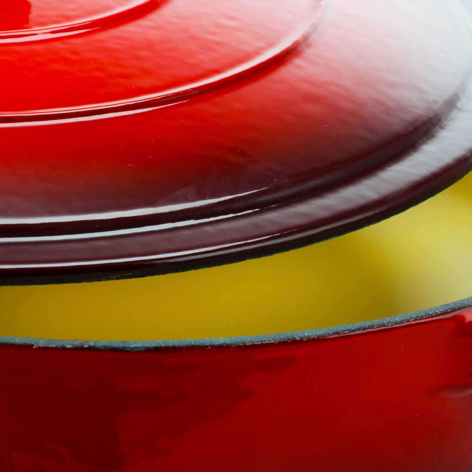 Alt View 2. Crock-Pot - Crock Pot Artisan Enameled Cast Iron 5 Quart Round Braiser Pan with Self Basting Lid in Scarlet Red - Scarlet Red.