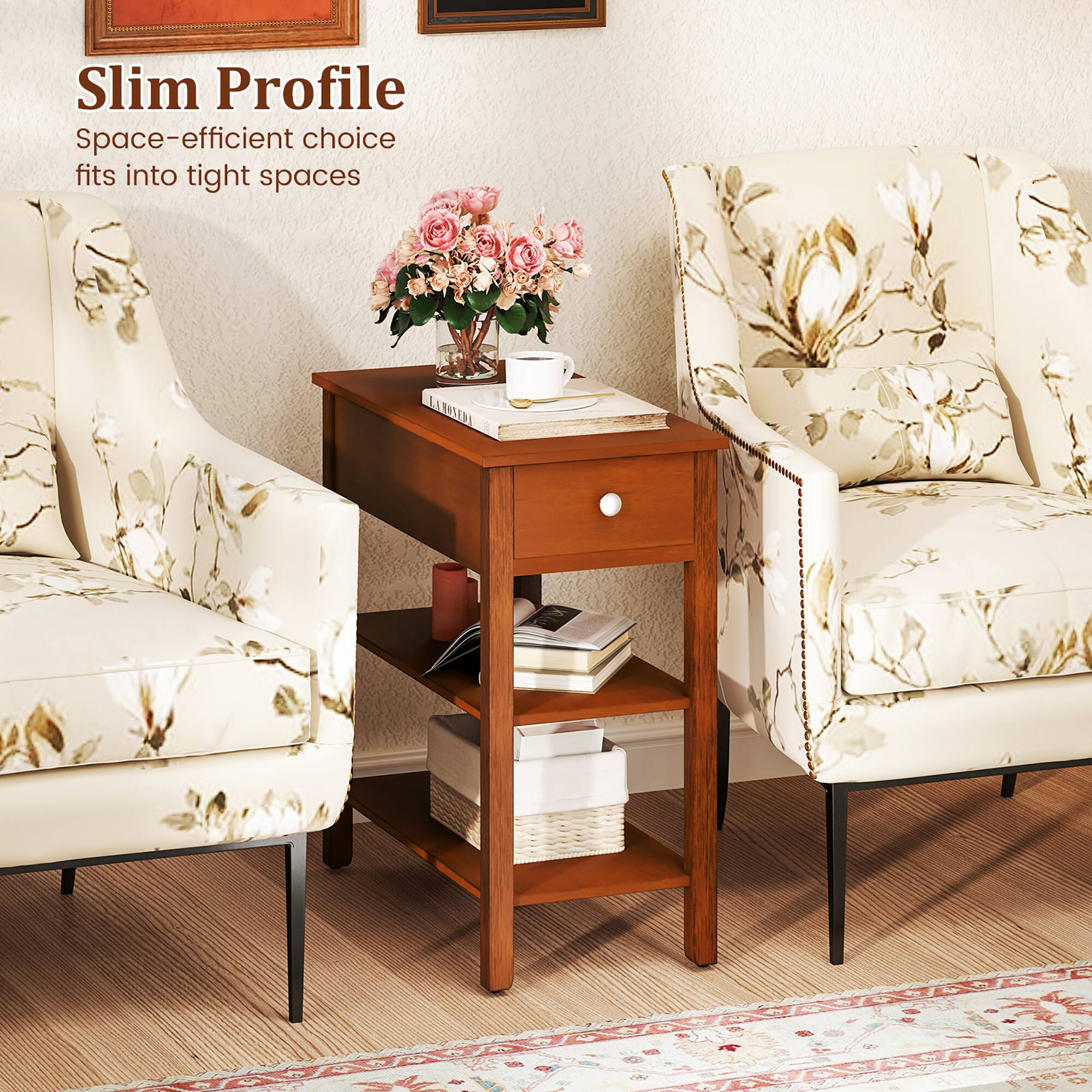 Slim Profile  
Space-efficient choice fits into tight spaces