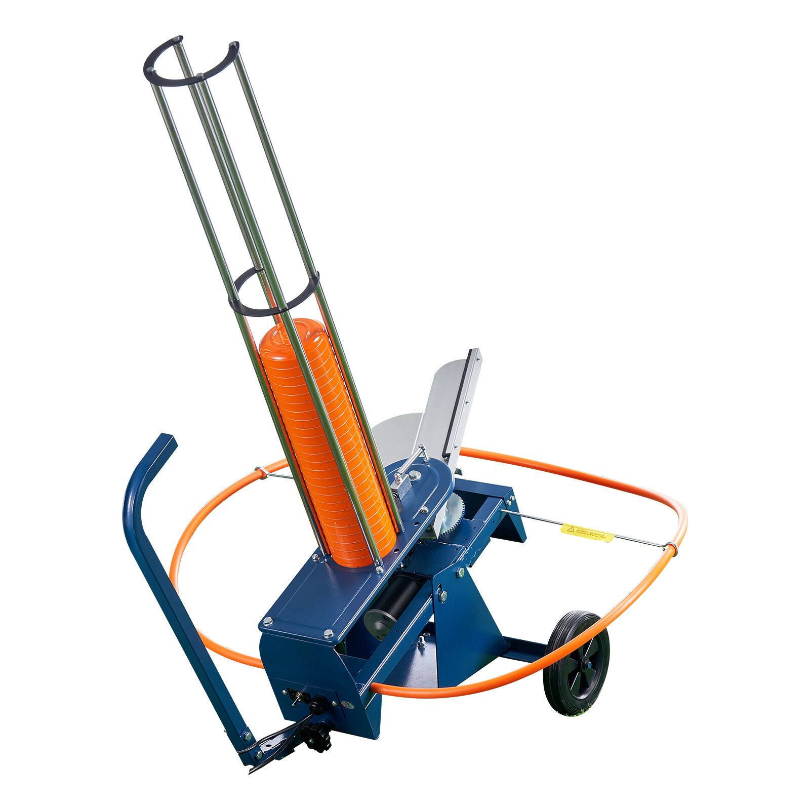Alt View 5. VEVOR - Clay Target Thrower, 75-80 Clays Pigeon Thrower, 55+ Yards Automatic Skeet and Trap Launcher on Wheels - Blue.