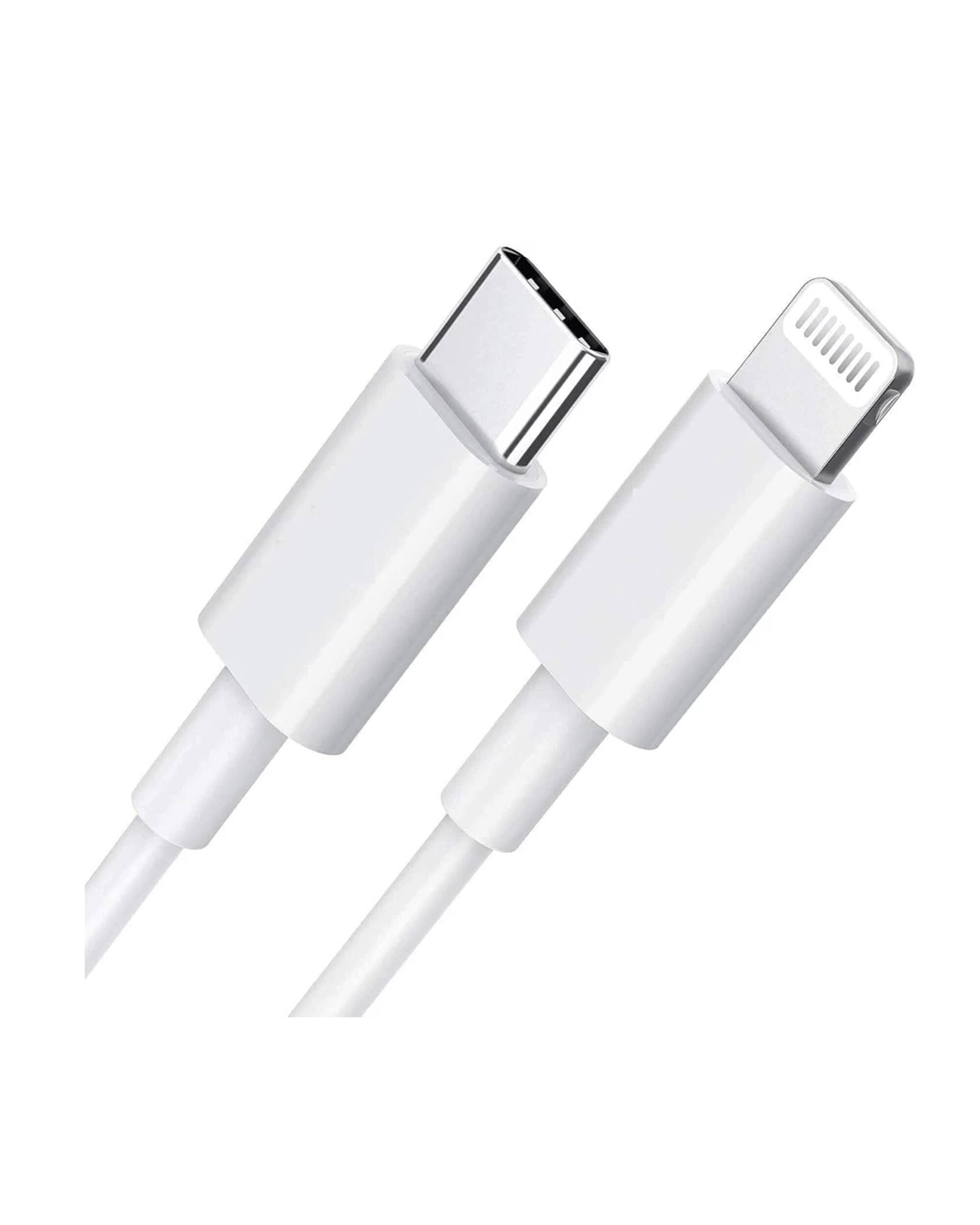 Alt View 1. MobileSentrix - 3 ft (1 m) USB-C to Lightning Cable Compatible For iPhone / iPad - OEM - White.