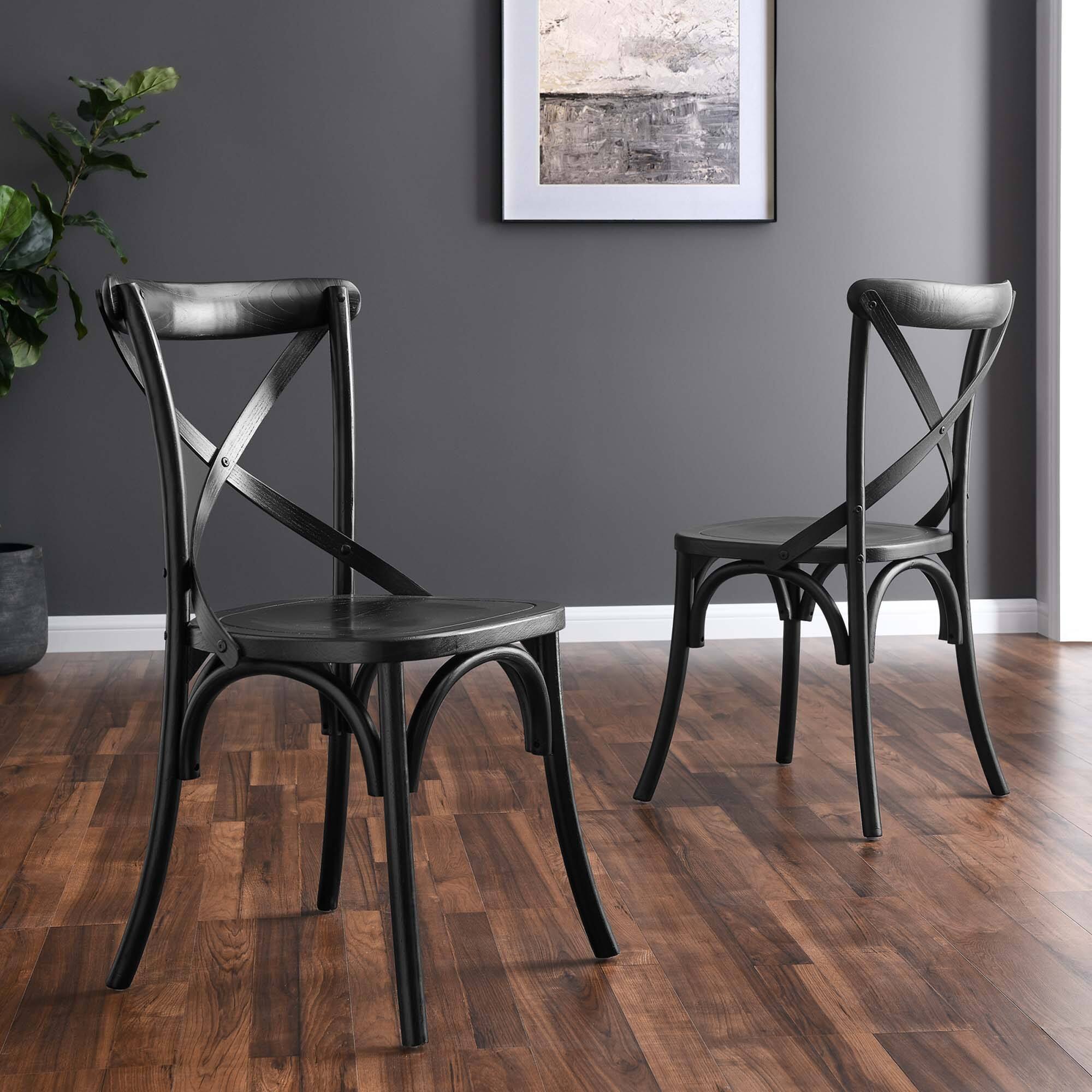 Alt View 5. Modway - Gear Dining Side Chair by Modway - Black.