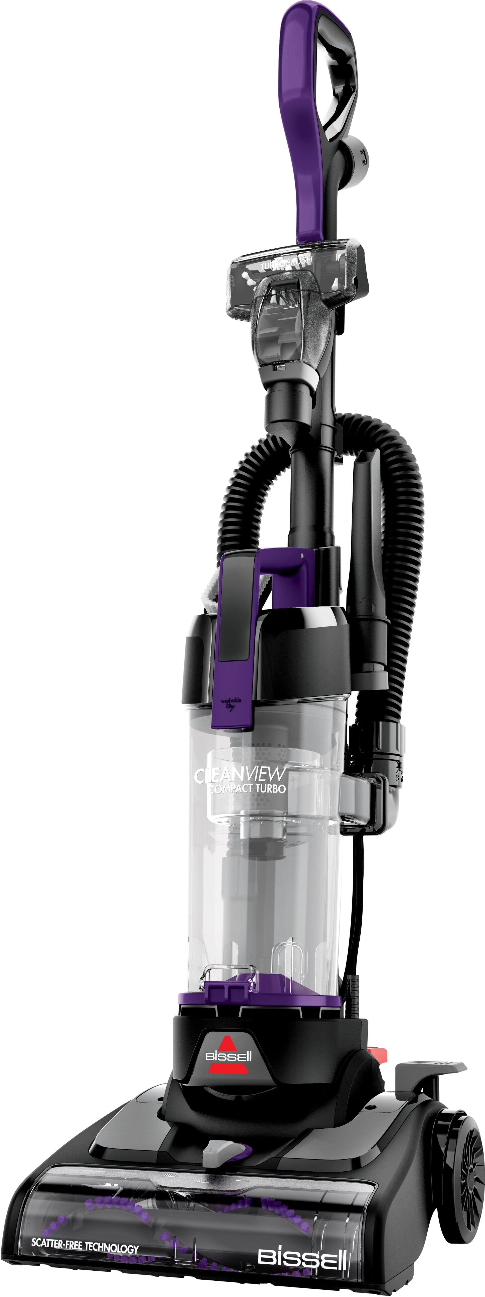 CLEANVIEW COMPACT TURBO, BISSEll SCATTER-FREE TECHNOLOGY, BiSSEll