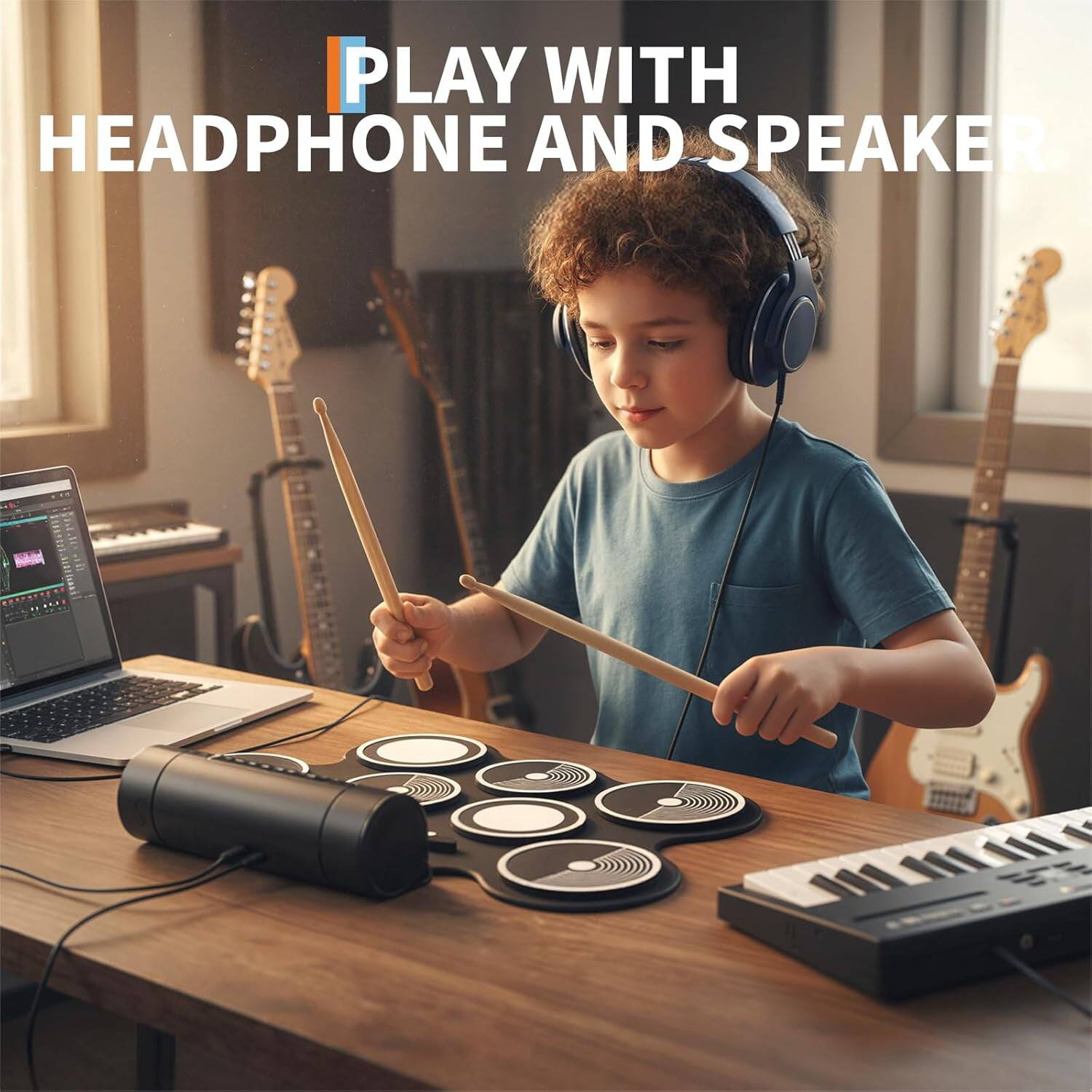 PLAY WITH HEADPHONE AND SPEAKER
