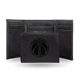 Rico Industries - Washington Wizards Black Trifold Wallet with Clear ID Window - Multi