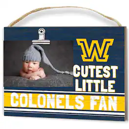 Jardine - Wilkes Colonels 8'' x 10'' Cutest Little Team Logo Clip Photo Frame - Navy