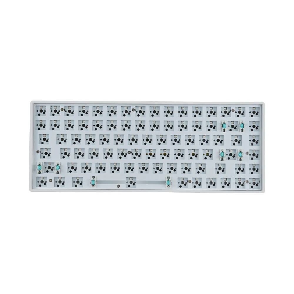 Front. Pro Link Techs - Compact Portable Gaming Barebone Kit - White.