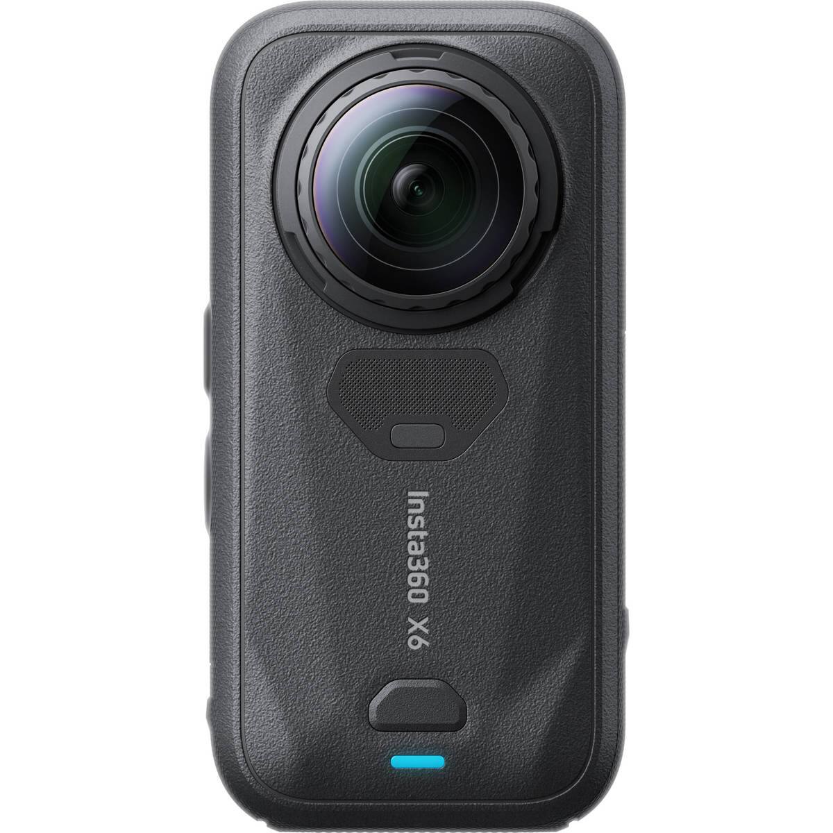 Alt View 7. Insta360 - Insta360 X6 8K 360 Camera Standard, Black, w/Flip-Zip Al Tripod/Monopod.