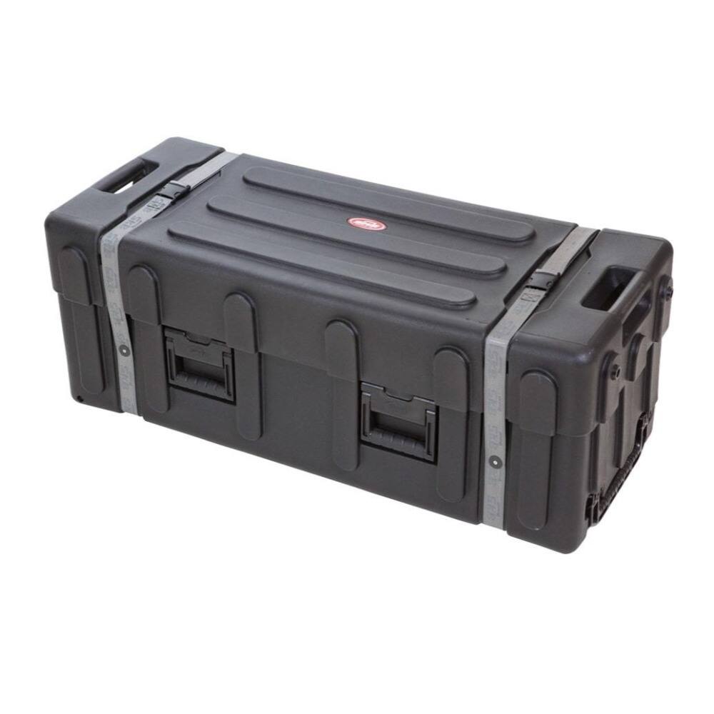 Back. SKB - Roto-Molded Large Drum Hardware Case with Wheels 1SKB-DH4216W.