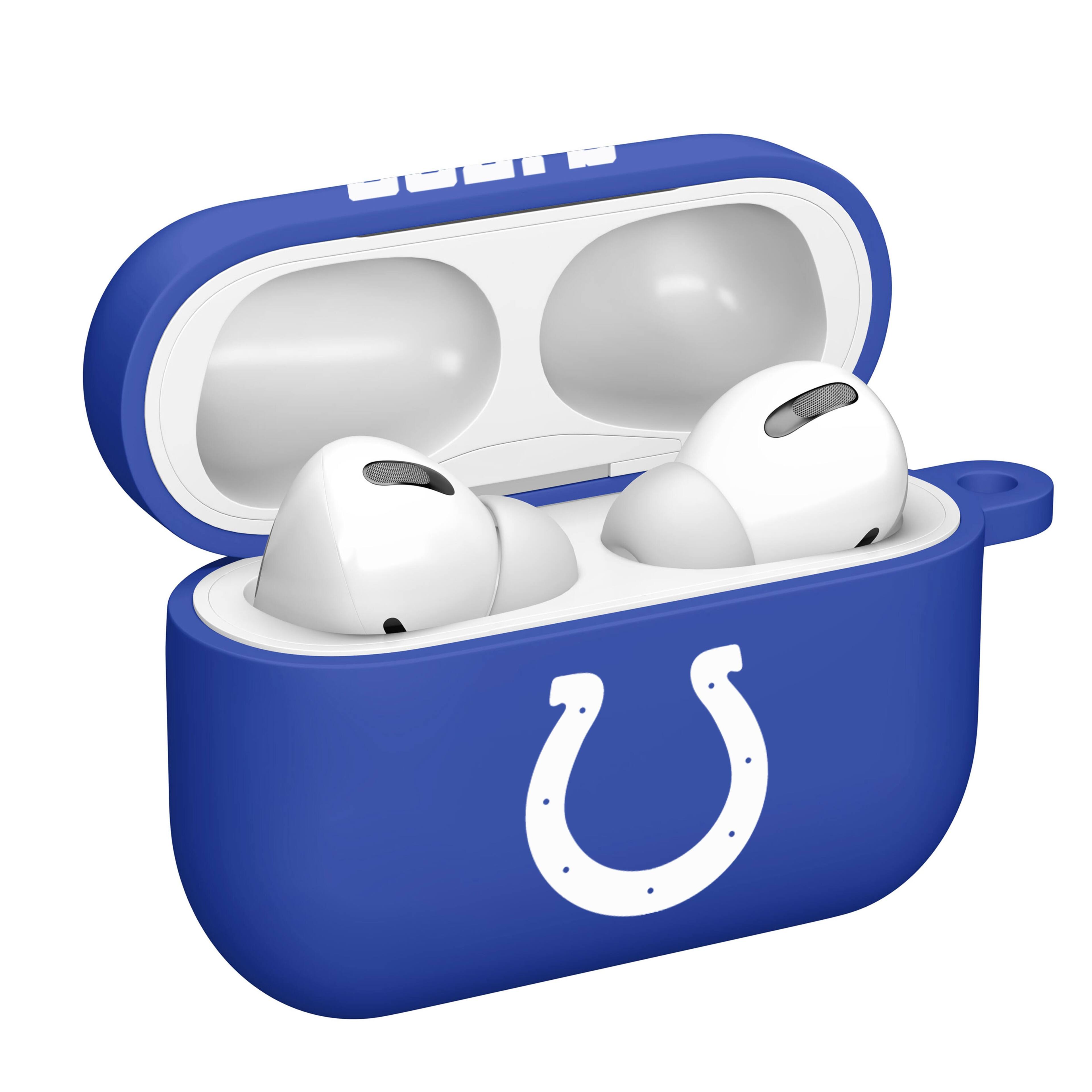 Alt View 1. Artinian - Indianapolis Colts AirPods Pro Silicone Case Cover - Blue.