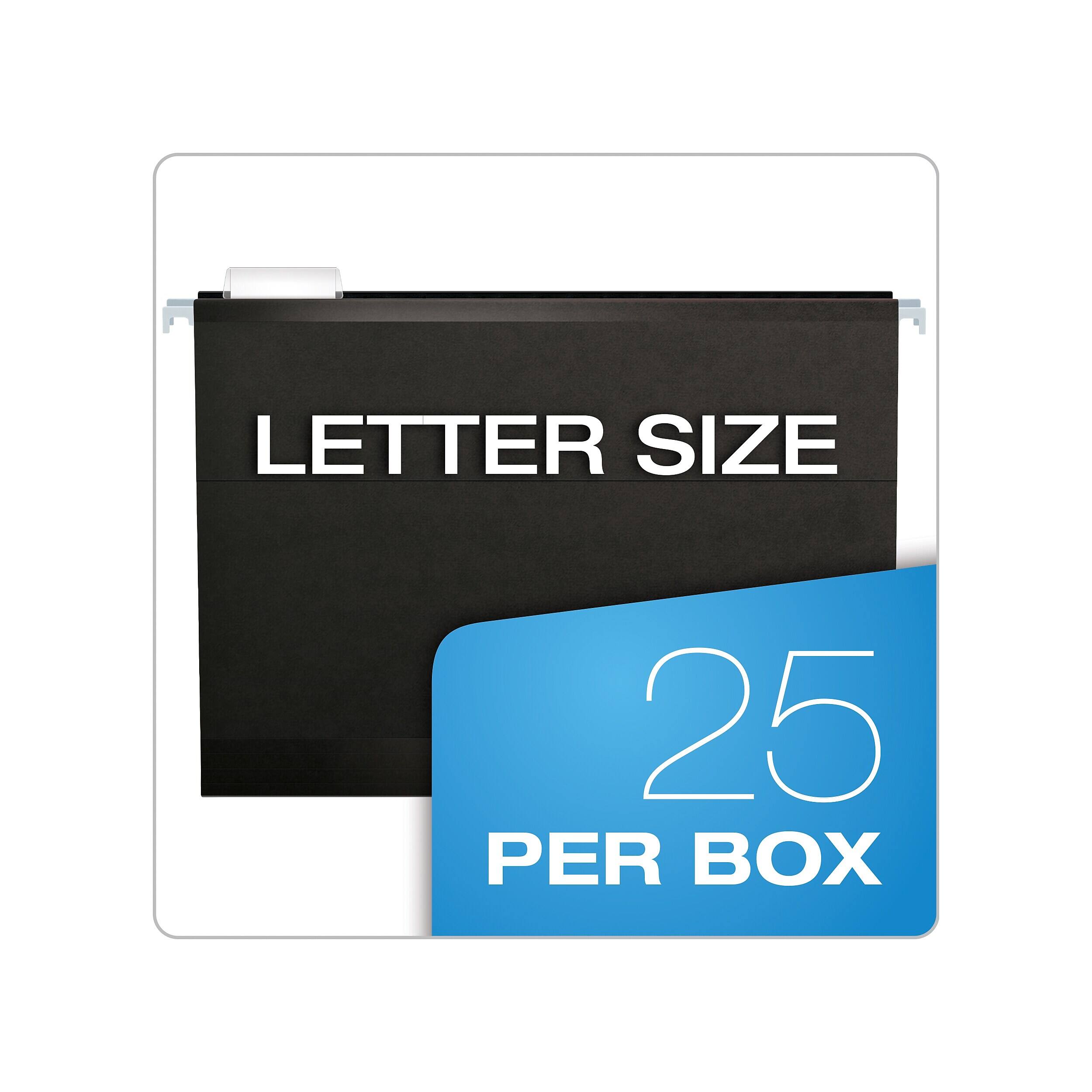 LETTER SIZE  
25 PER BOX