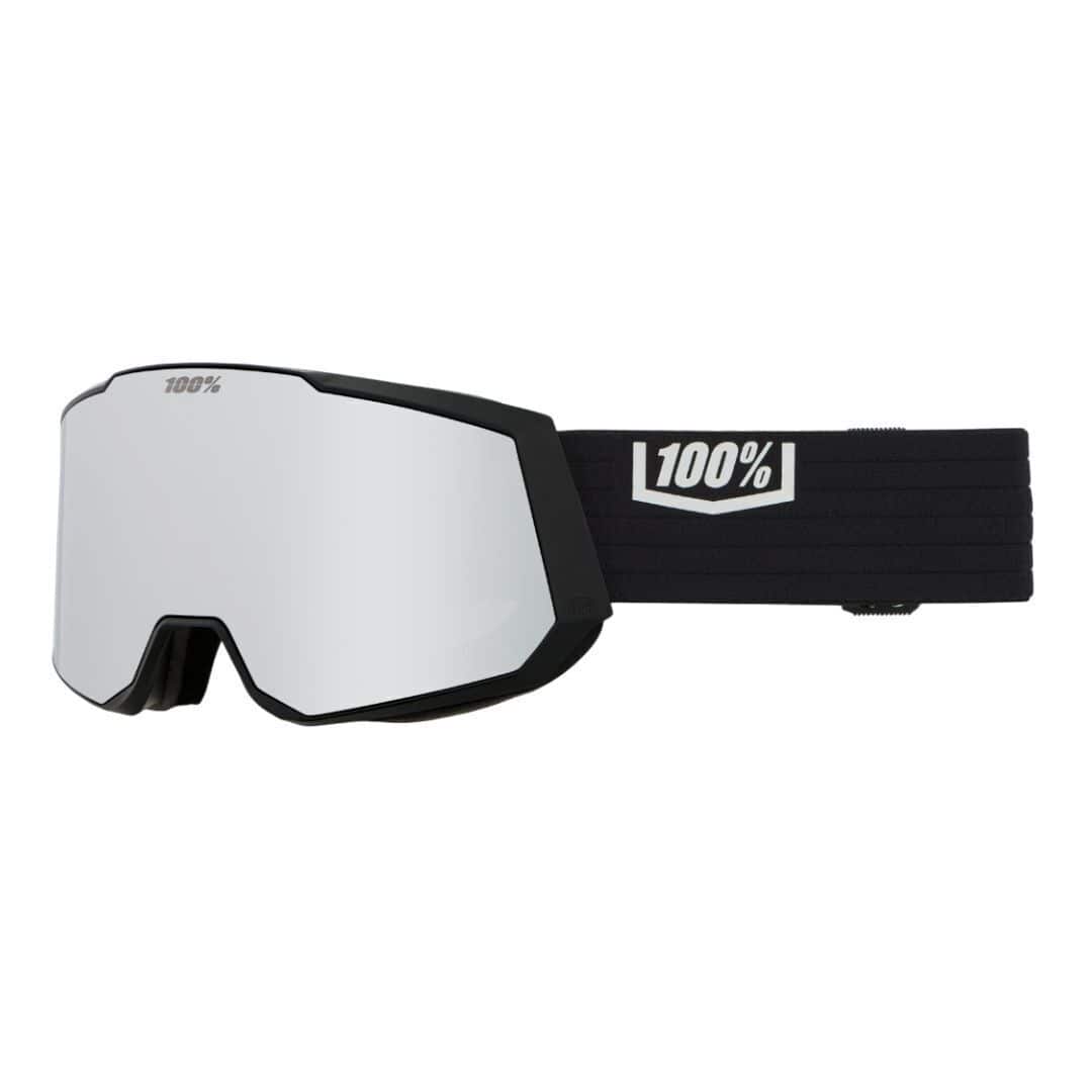 100% - 100 Percent Snowcraft XL Black Snow Goggles with HiPER Silver Mirror Lens price history on PriceWatchPro