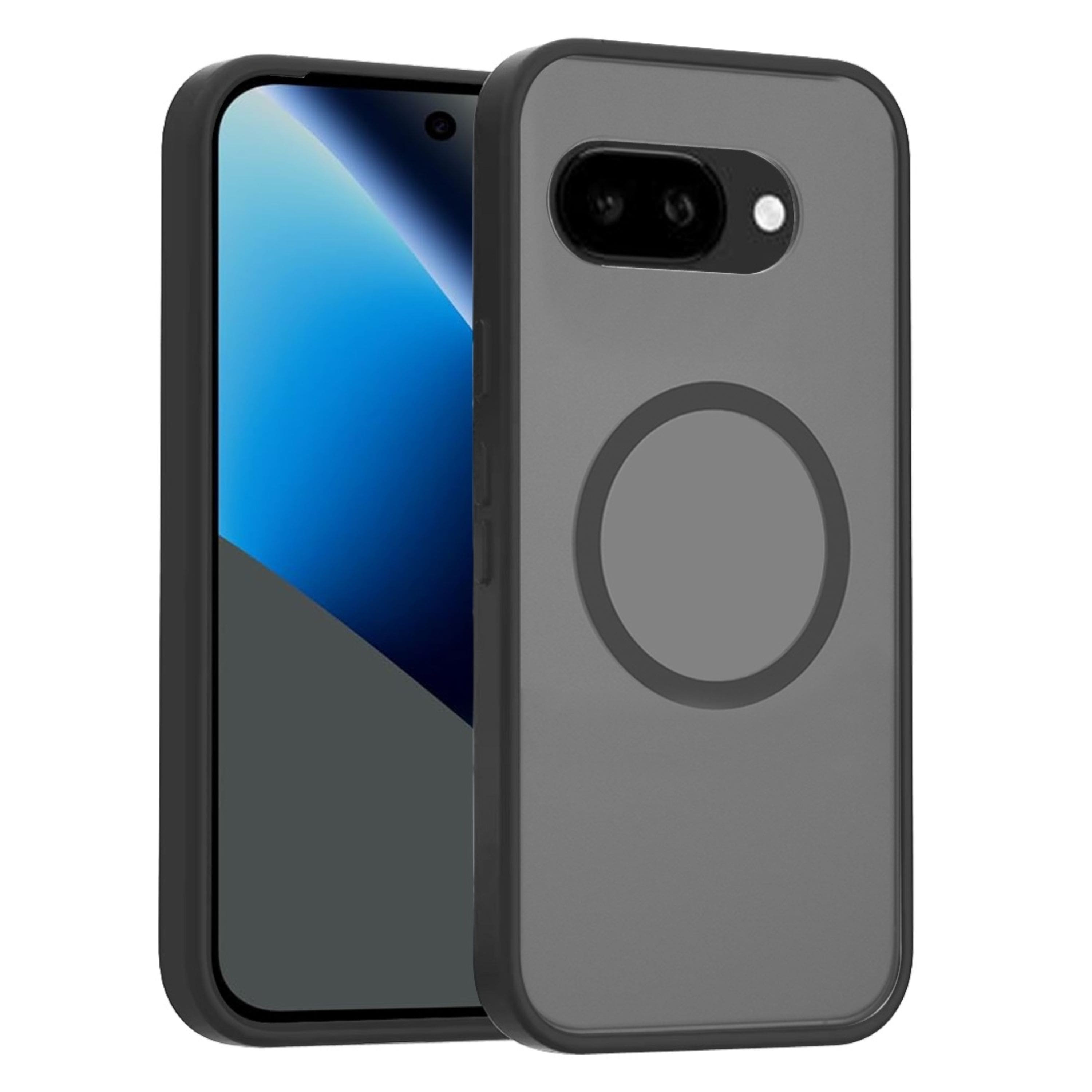 Kitcheniva - Soft Touch Frosted Magnetic Circle Phone Case With Tempered Glass For Google Pixel 10a - Black price history on PriceWatchPro