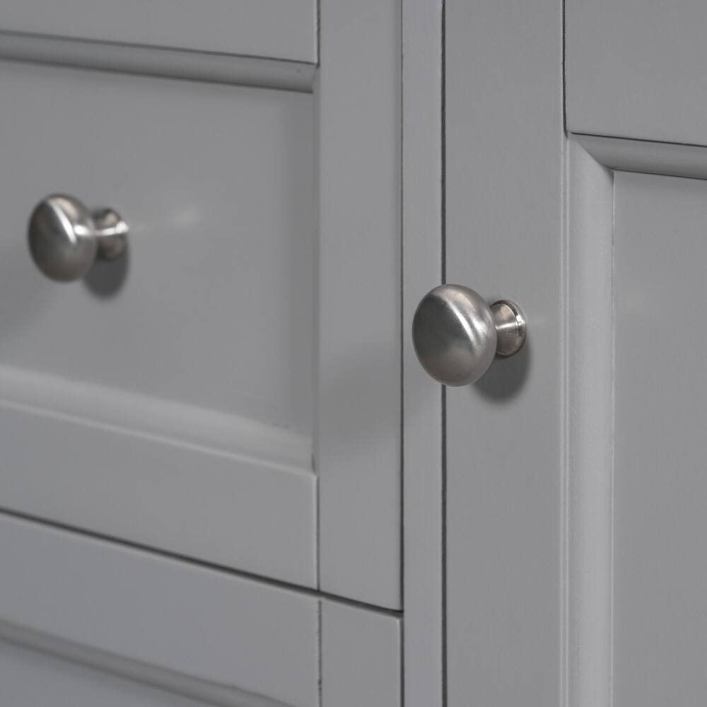 Alt View 8. Loheer - Loheer 30 inch Bathroom Vanity with Sink, Grey Single Sink Bathroom Vanity, Modern Bathroom Storage Cabinet - Grey.