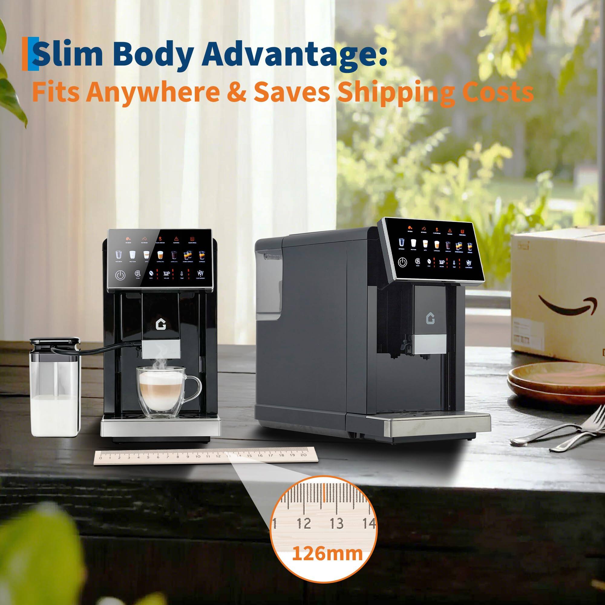 Slim Body Advantage: Fits Anywhere & Saves Shipping Costs

126mm