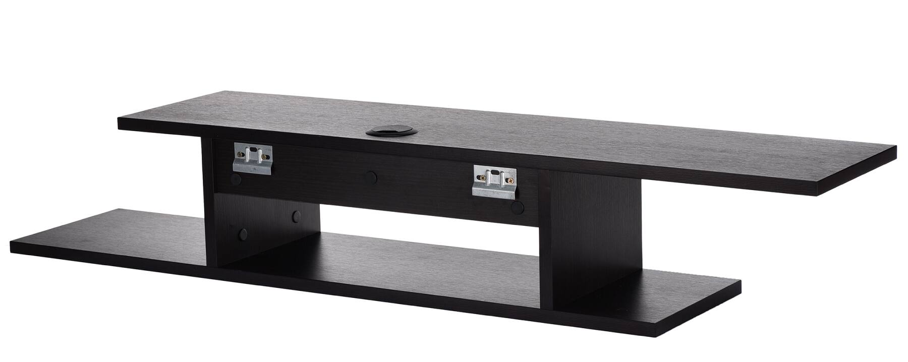 Alt View 9. AdirHome - Floating Wall Shelf - Black.