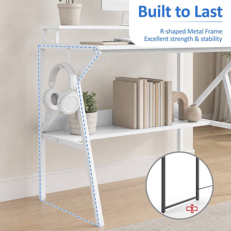 Built to Last  
R-shaped Metal Frame  
Excellent strength & stability