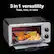 3 in 1 versatility
Toast, broil, or bake