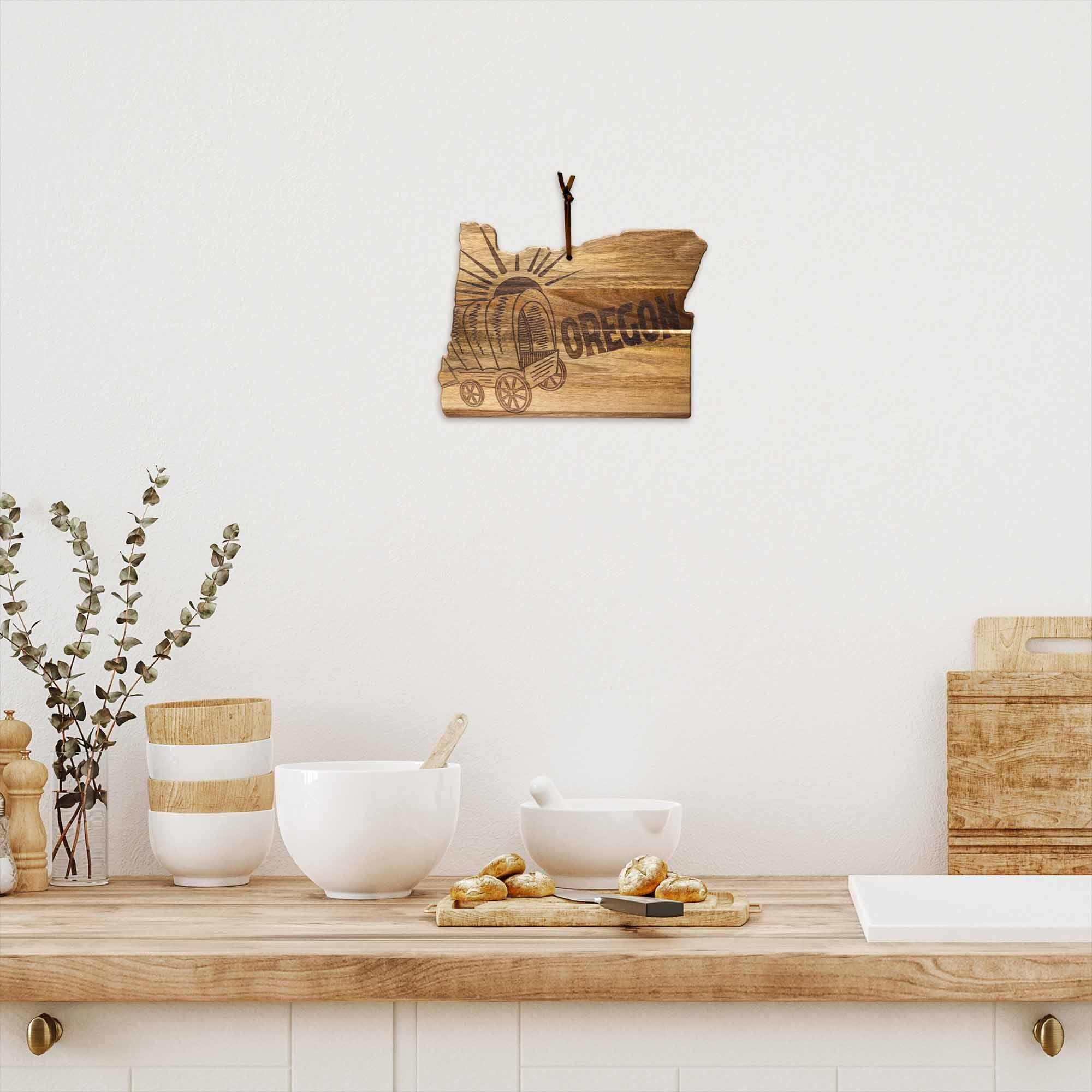 Left. Rock & Branch - Origins Series Oregon Cutting Board.