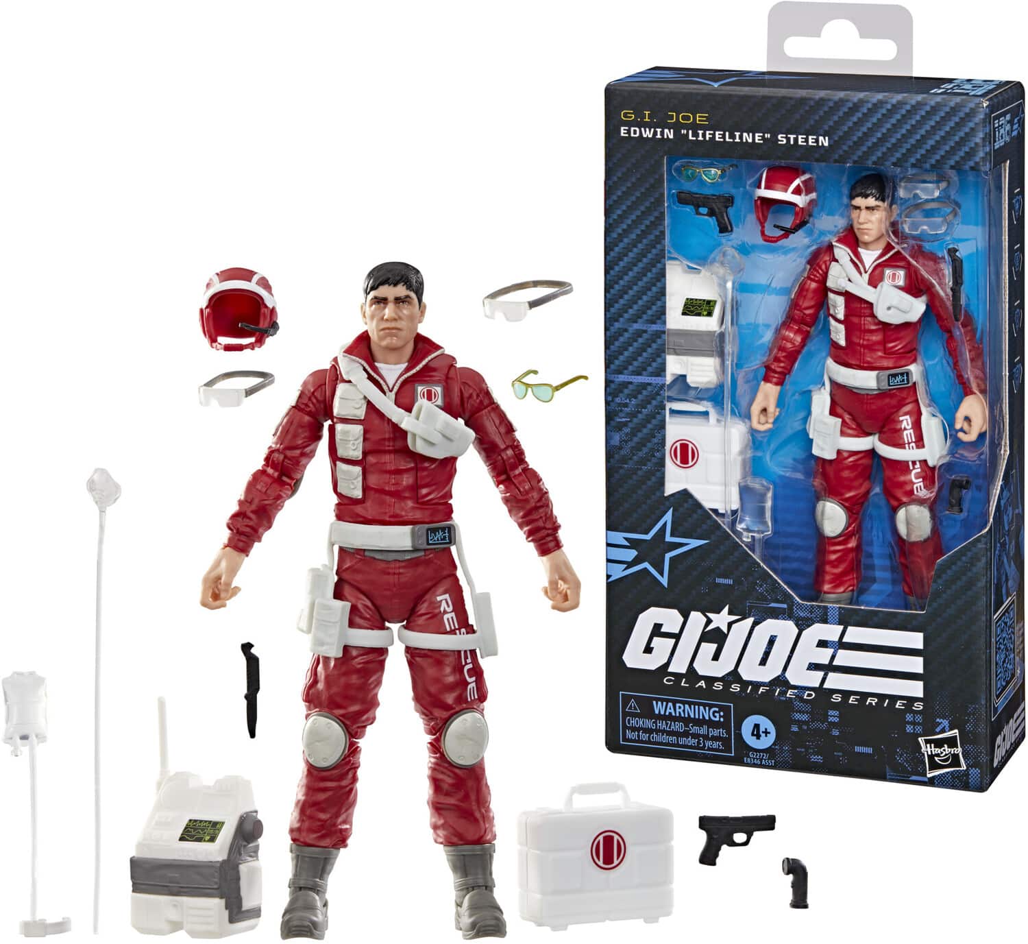 Hasbro - G.I. Joe - Classified Series - #186, Edwin “Lifeline” Steen Action Figure - COLLECTIBLES - Multicolor price history on PriceWatchPro