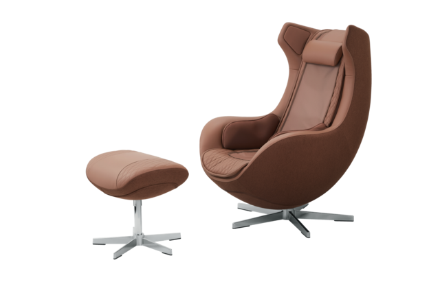 Front. CERAGEM - Ceragem M4 Massage Chair - Camel Brown.