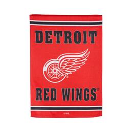 Evergreen Enterprises - Detroit Red Wings 12.5" x 18" Double-Sided Embossed Suede Garden Flag - Multicolor
