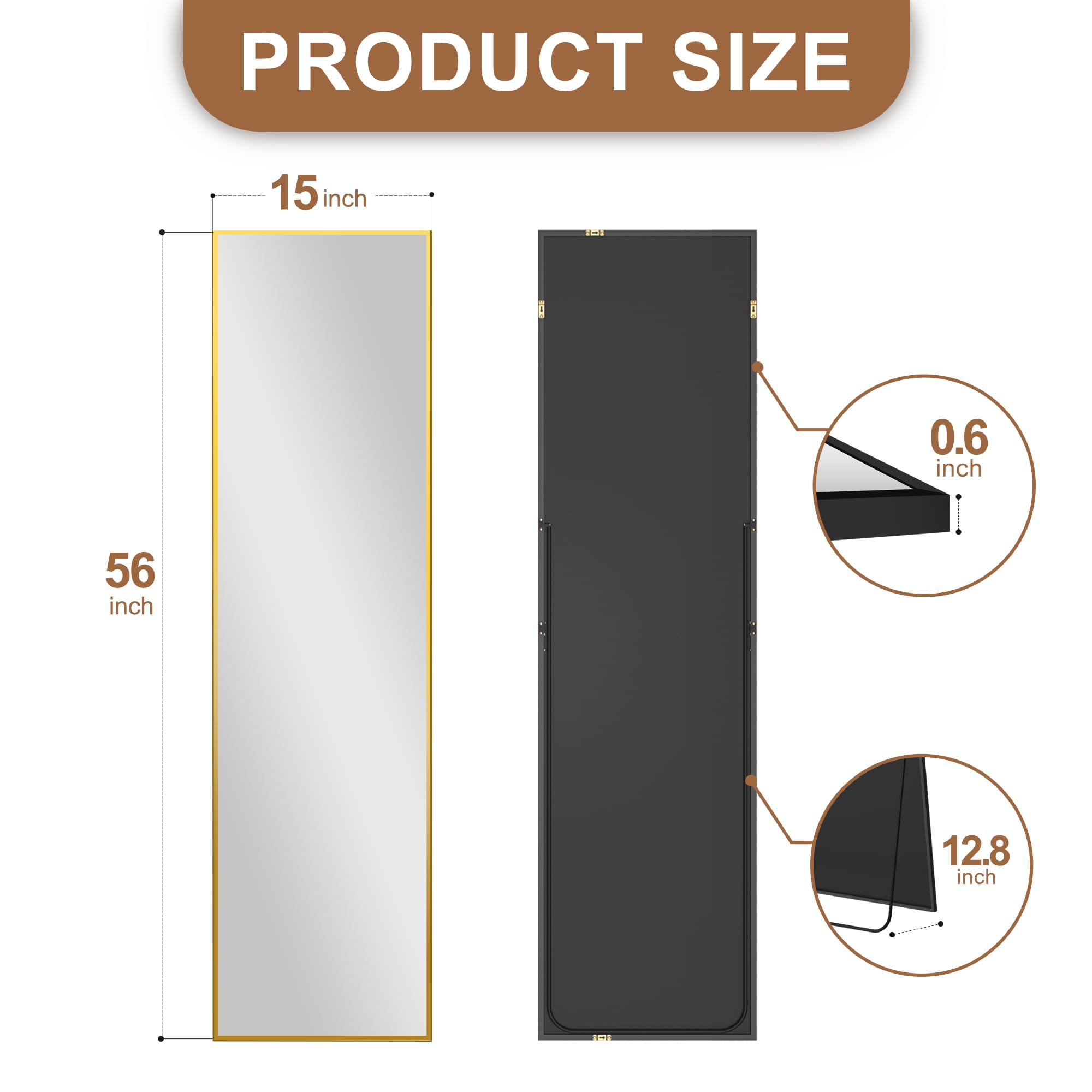 PRODUCT SIZE

- 56 inch
- 15 inch
- 0.6 inch
- 12.8 inch