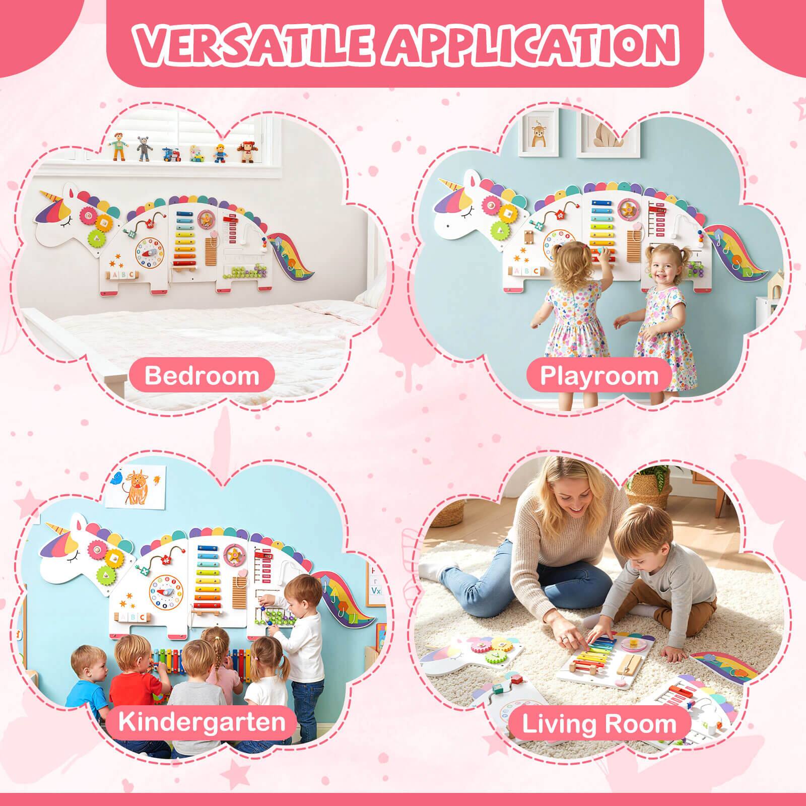 VERSATILE APPLICATION

- Bedroom
- Playroom
- Kindergarten
- Living Room