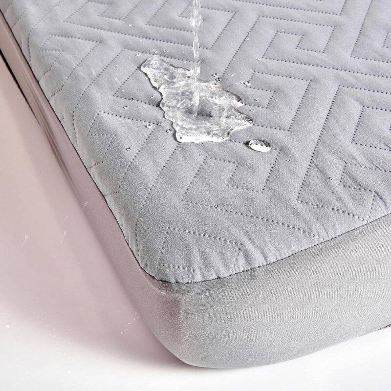 Alt View 1. Smart Pet Toys - QUILTED WATERPROOF PET BED - Gray.