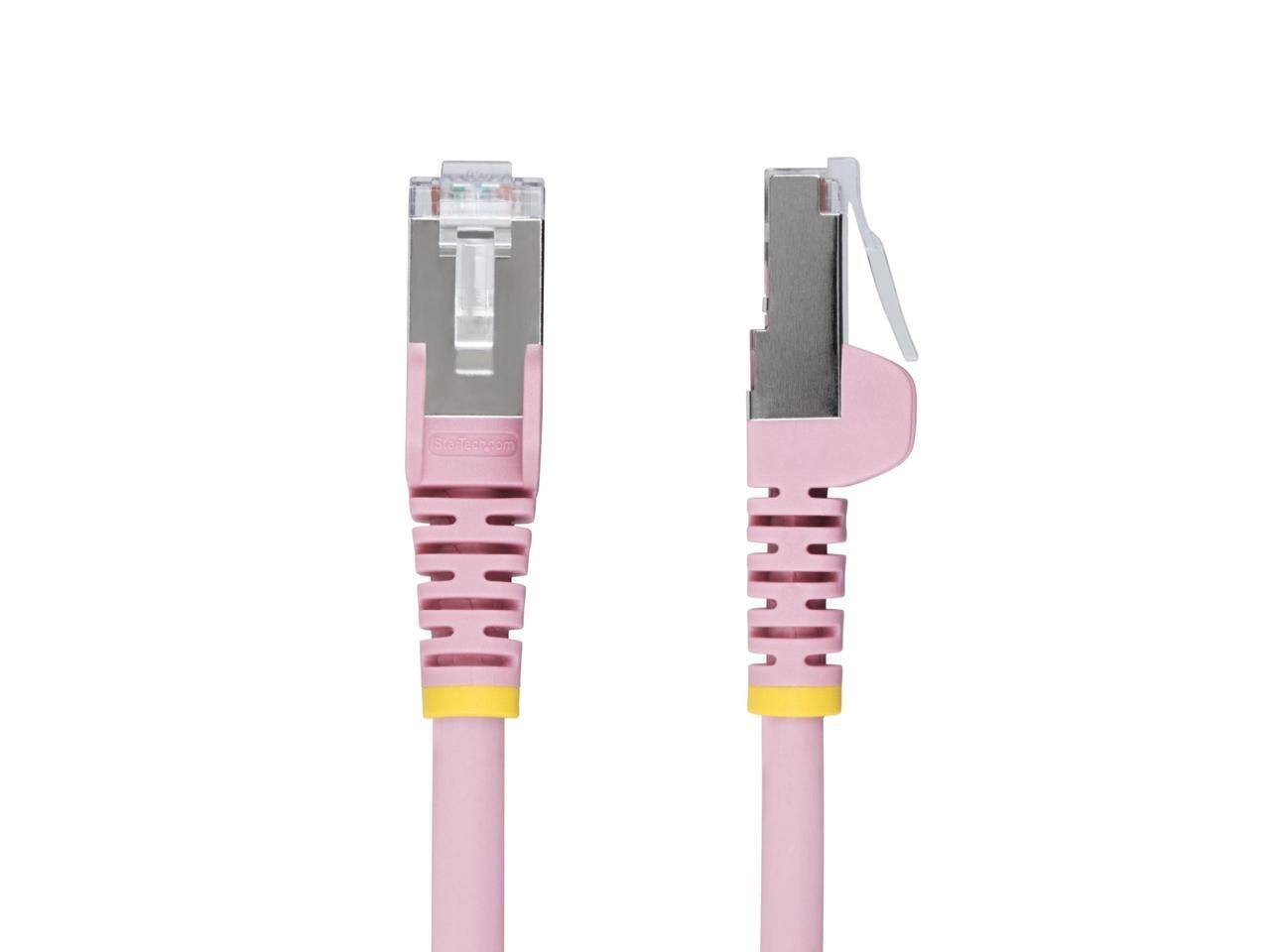 Alt View 5. StarTech.com - StarTech 5ft Pink CAT6a Ethernet Cable Model NLPN-5F-CAT6A-PATCH.