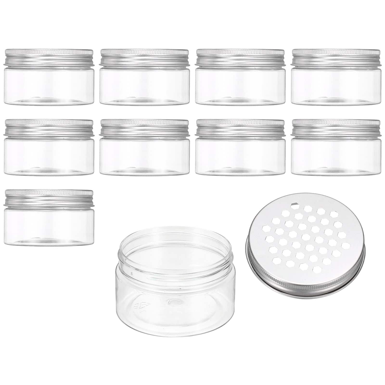Unique Bargains - Premium Empty Scent Beads Container, Refillable Spice Tin Hollow Lid, 10pcs 3.4oz - For Aromatherapy, Scent, Storage - Clear price history on PriceWatchPro