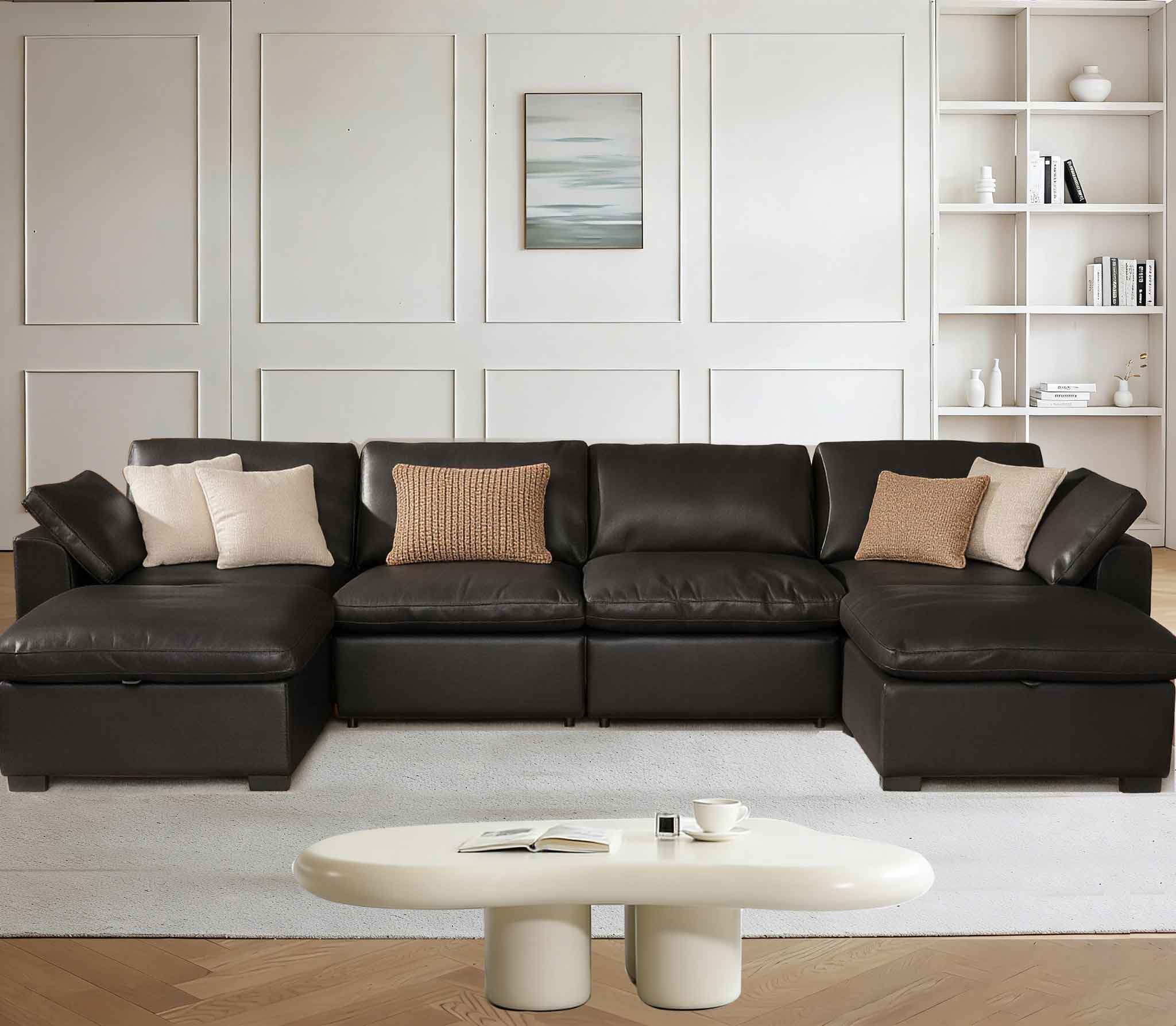 Large Leather Couch