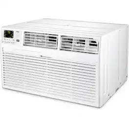TCL - 350 Sq. Ft. 8,000 BTU Smart Through-the-Wall Air Conditioner 4,200 BTU Heater with Wi-Fi and Remote - White