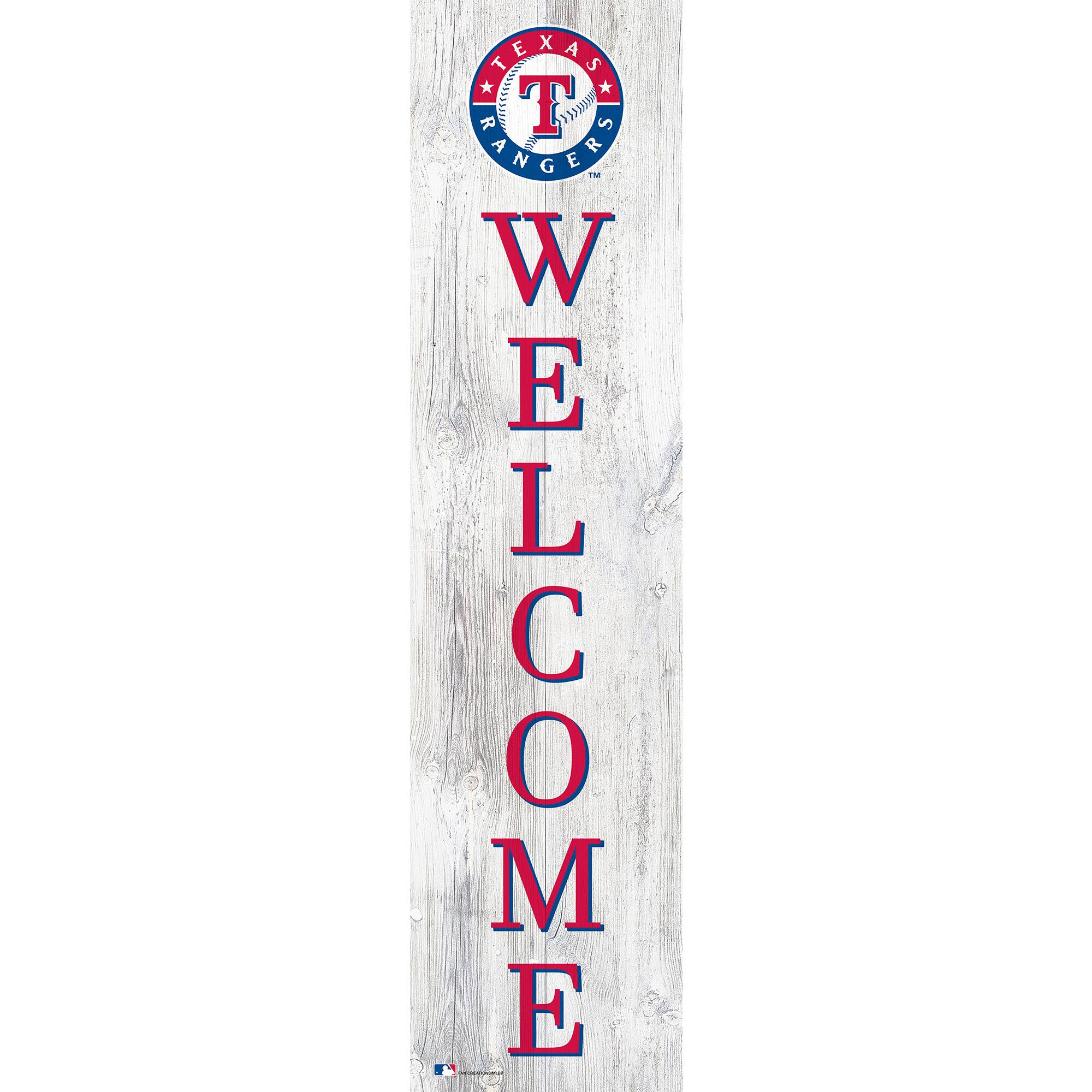 Texas Rangers 48'' Welcome Leaner