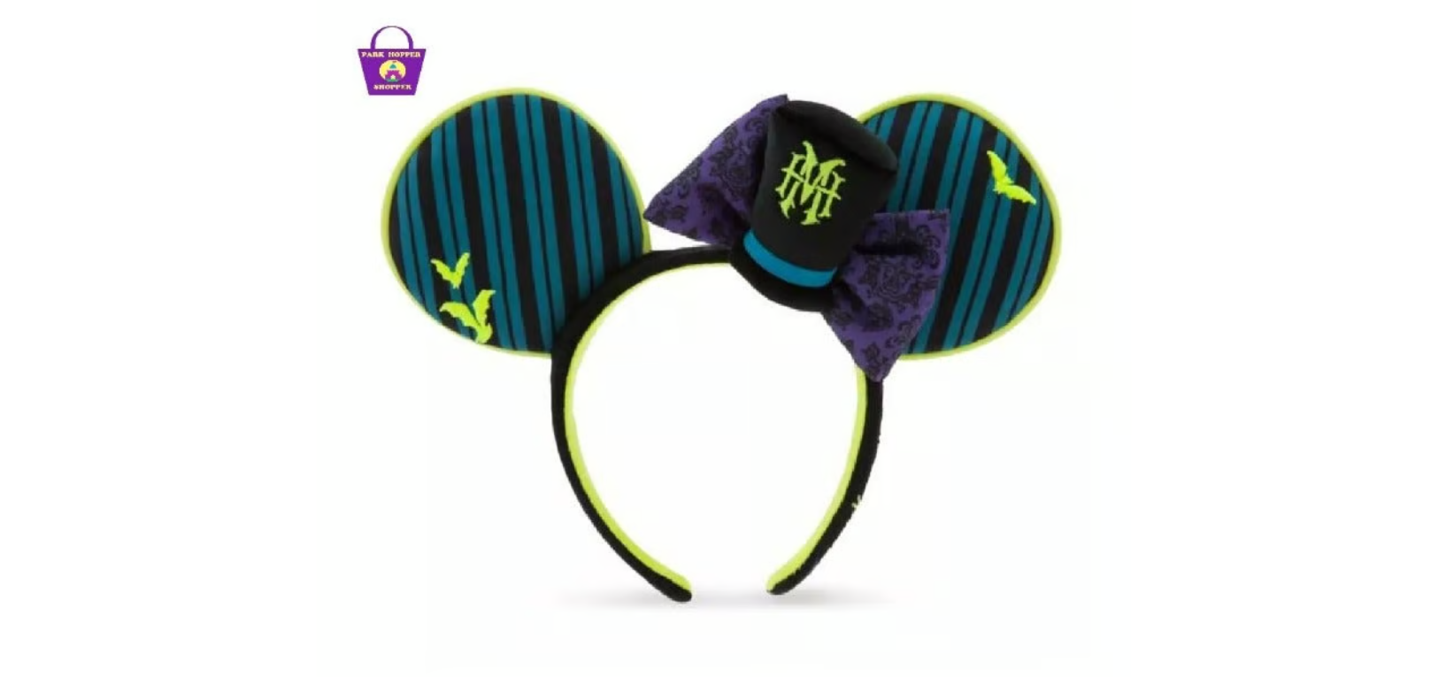 Disney - The Haunted Mansion Glow-in-the-Dark Ear Headband for Adults price history on PriceWatchPro