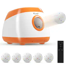 Pawhut - Dog Ball Launcher with 26-80 FT Distance - Orange