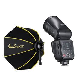 Flashpoint - X100 TTL R2 Li-on Head Flash For Nikon, with 28" Softbox